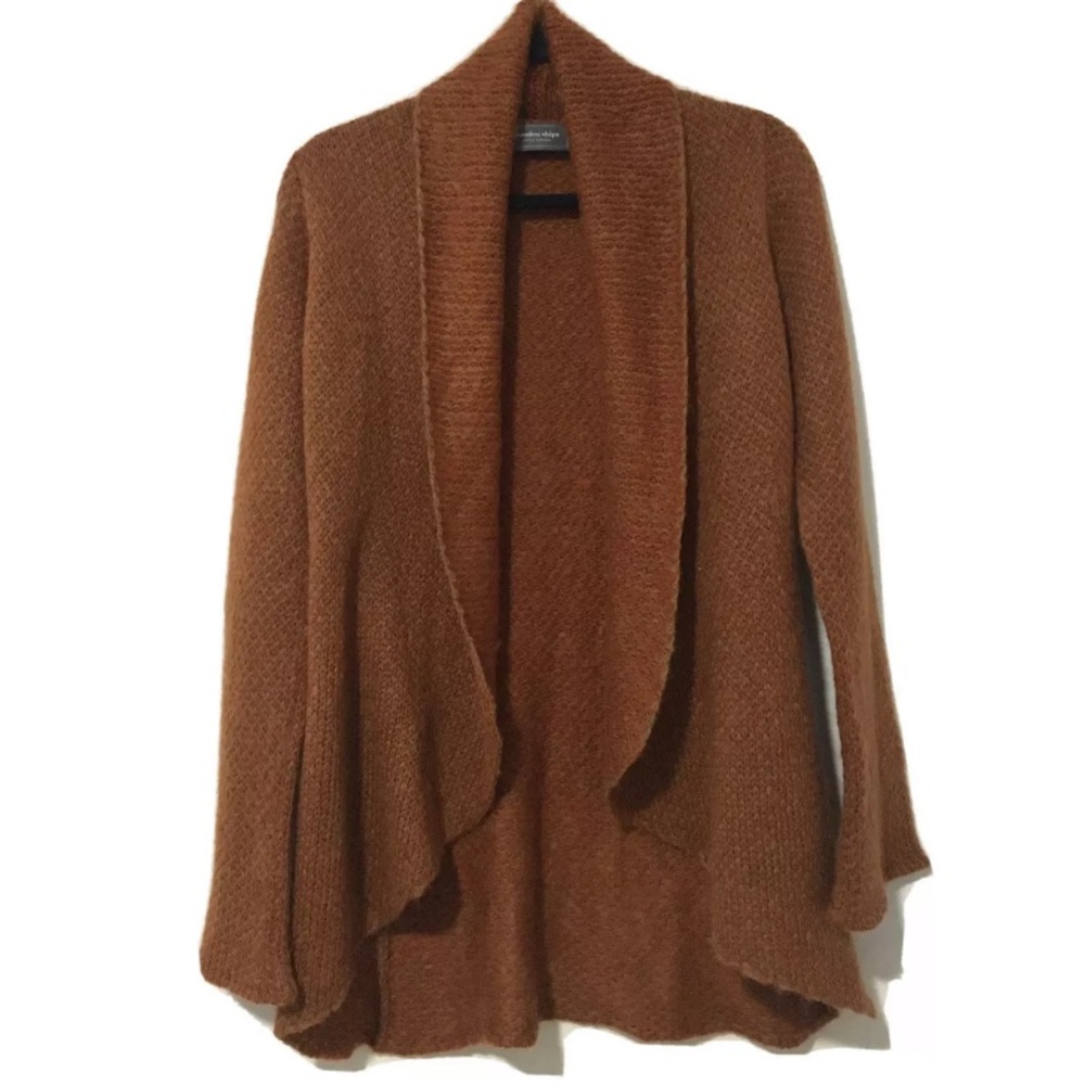 Wooden Ships Mohair Wool Cardigan Sweater Size S/M